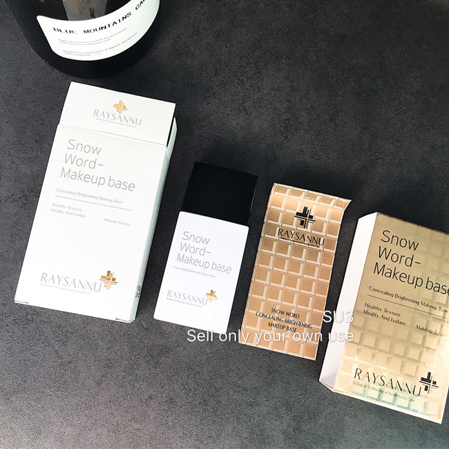 SU3 Authentic Ruisu Xuefuyan Kem Nữ Trang Điểm Lotion Giữ Ẩm Sinh Viên Trang Điểm Che Khuyết Điểm Nhạy Cảm Cơ Bắp che khuyết điểm cho da mụn