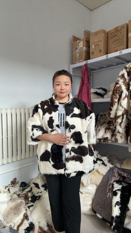 2025 New Style Fur Integrated Hada Coat for Women, Lamb Wool, Youthful and Versatile, Thickened and Warm Hada Top