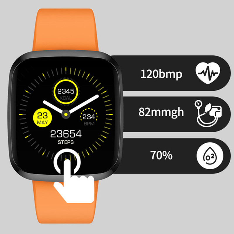 Smart bracelet color screen calls remind waterproof sports meter pedic heart rate blood pressure monitoring Bluetooth wearing watch