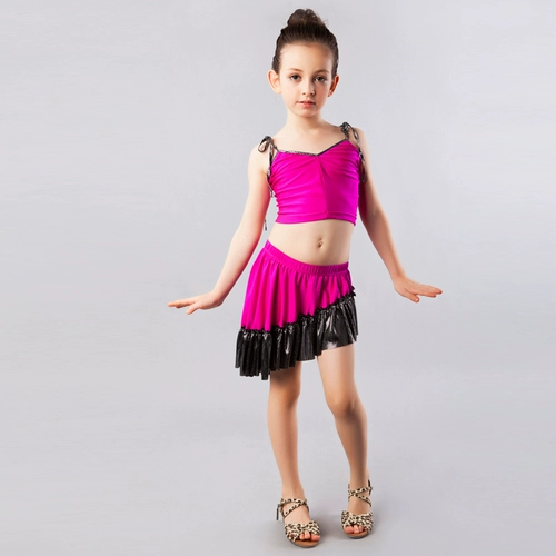 红舞鞋 Комплект для взрослых, летняя юбка, детская танцующая спортивная одежда