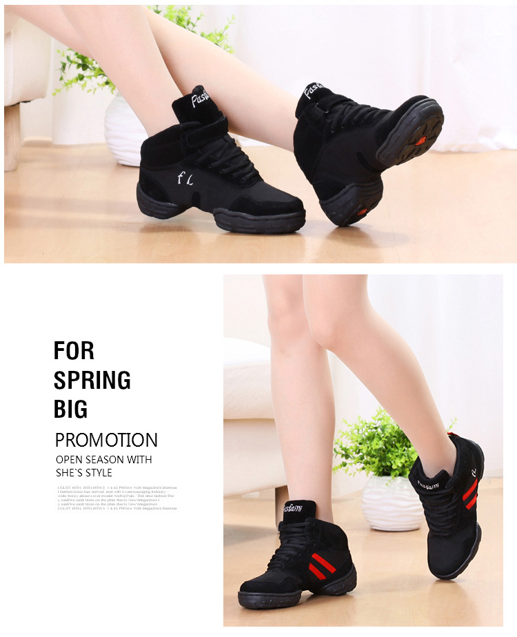 Trang phục khiêu vũ mới nhảy vuông khiêu vũ hiện đại giày thể thao nữ tập thể dục thể dục nhịp điệu giày khiêu vũ thể thao phòng tập thể dục giày giày múa trắng