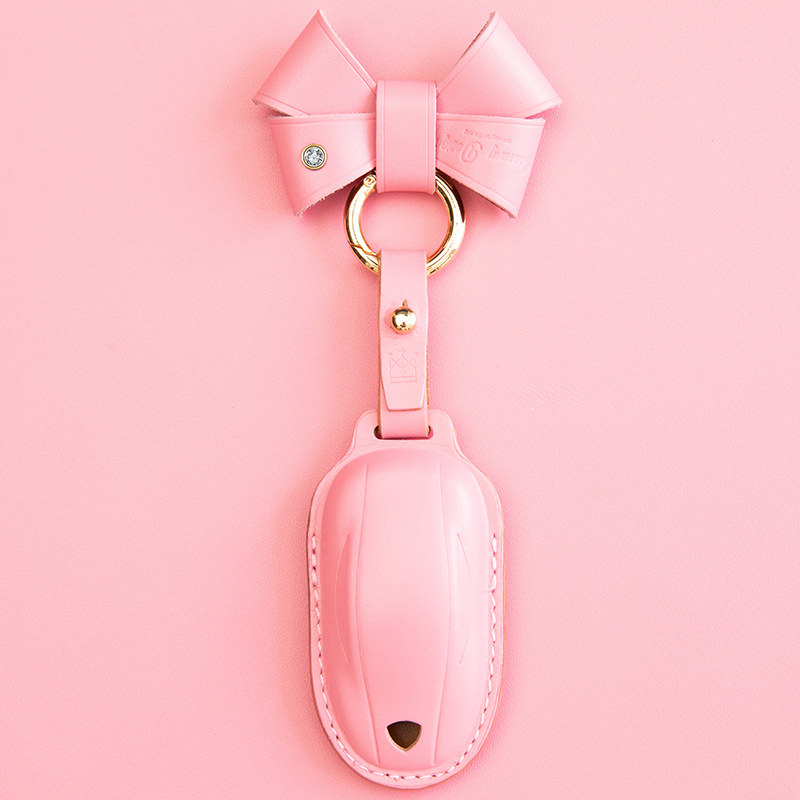 Dedicated Tesla MODELS key case MODELXMODEL-3 car key shell buckle female high-end