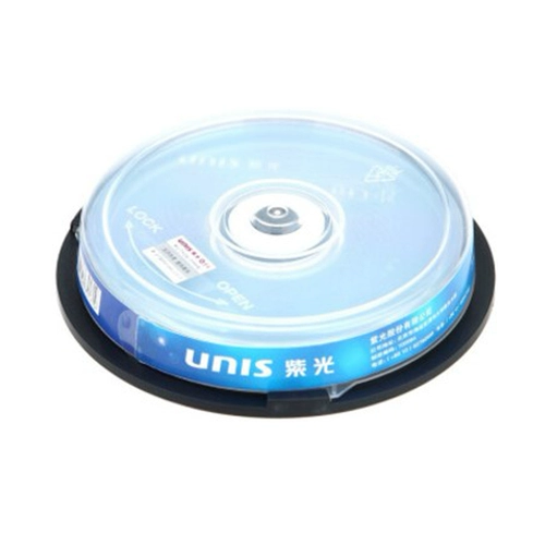 Unis Ziguang BD-R Blue Light Barrier Black CD 6 Speed ​​25G 225Min Barrel 10-в-ожог слепого британца
