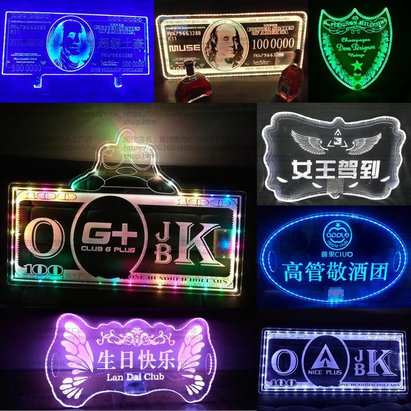 LED Shining hands for US$ USD Handheld KTV Luminous Happy Birthday Card Beauties Toast