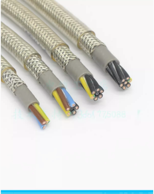 Transparent Variable Frequency Shielded Cable Trvvpv2/3/4/5/6/7/8/16*0.5/0.75/1/1.5/2.5/4