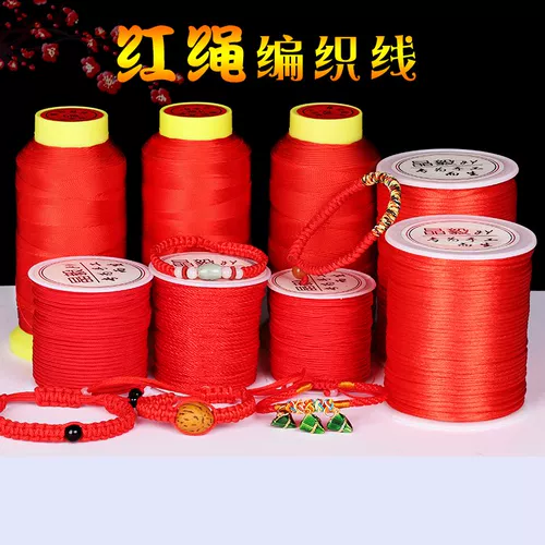 Оберег на день рождения, браслет из красной нити, плетеное ожерелье ручной работы