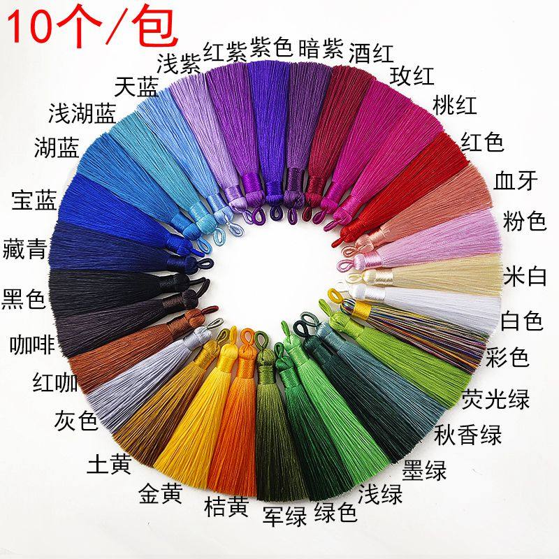 Anti-crease Chinese knots Suscion DIY ornament accessories Material bag pendant national wind Crafts Lap Pendant Ears