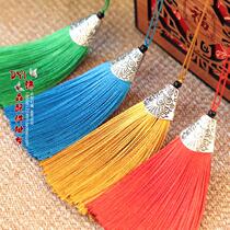 Handmade tassels small hanging ears high-grade semi-finished Ice Silk homemade Wenplay Chinese Festival small tassels