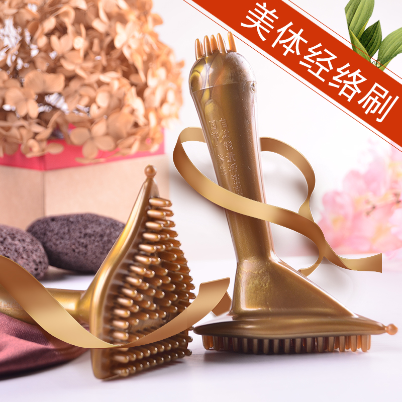 Living Rib Brush Natural Energy Meridians Brush Beauty Body Brush Full Body Head Chest Massage Brush Beauty Salon Beauty Chest Body Brush
