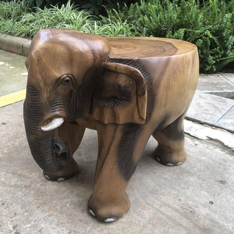 Solid Wood Elephant Stool Changing Shoes stool doorway Shoes Small short stool Merchants Elephant Chairs Sat stool Sofa Tea Table Stools