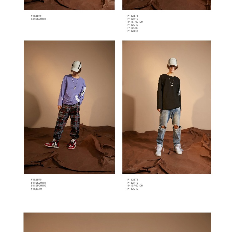 [FLAM cửa hàng trực tuyến chính thức] thương hiệu quốc gia hip-hop thủy triều FYP vài vòng cổ in offset cơ sở áo thun dài tay áo thun tay lỡ nam