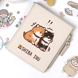 Мультяшный короткий бумажник, кошелек, брендовая небольшая дизайнерская сумка через плечо