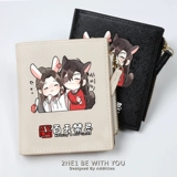 Tianguan Bless Bai Wujin Студент Студент Студент Студент кошелек короткий цветочный город Xie Lian Anime Двух -ученик средней школы младшей школы