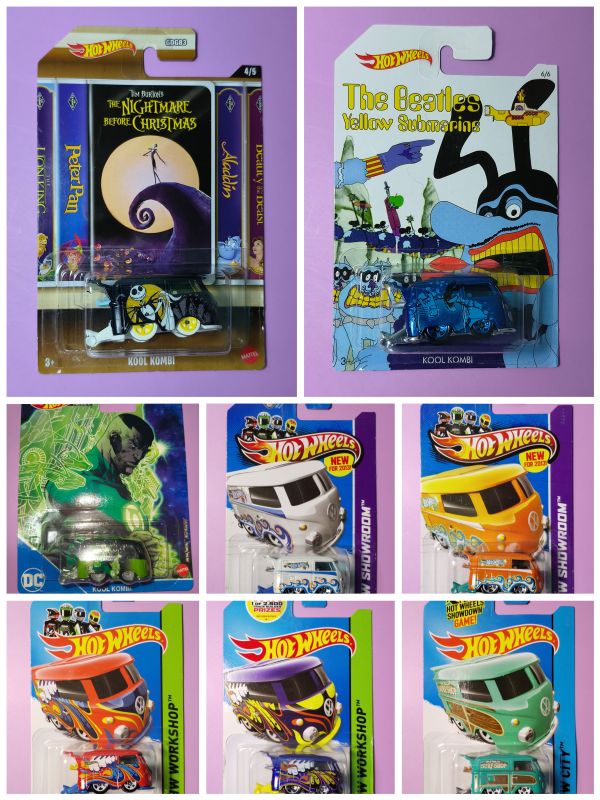 【Winter Melon Special Zone】(Updated on June 14) Hot Wheels Kool Kombi Winter Melon Beatles Moon Eyes