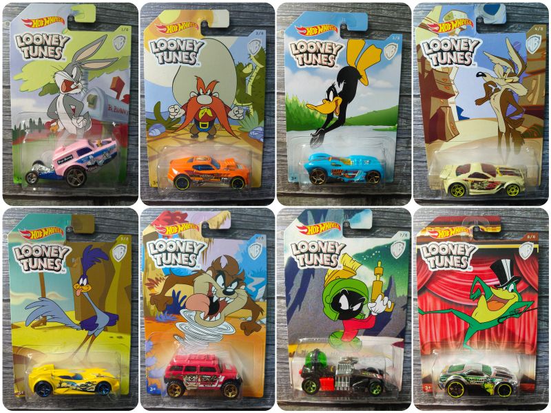 Hot Wheels (6.29 Update) Looney Tunes Bugs Bunny Daffy Duck Marvin the Martian Eight-Car Set Cultural Set Hot Wheels (6.29 Update) Looney Tunes Bugs Bunny Daffy Duck Marvin the Martian Eight-Car Set Cultural Set
