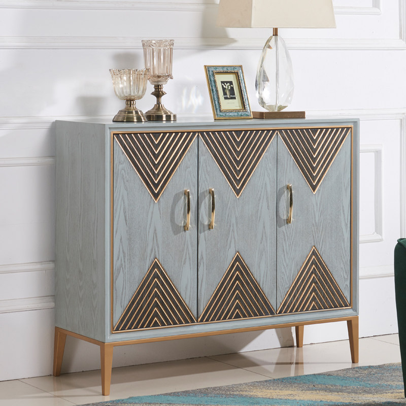 American light and luxurious closing cabinet entrance hall Shoe Cabinet Storage Containing Cabinet Partition Cabinet Nordic Modern Minima Dining Cabinet