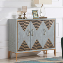 American light and luxurious closing cabinet Entrance Hall Shoe Cabinet Storage Containing Cabinet Partition Cabinet Nordic Modern Minima Dining Side Cabinet