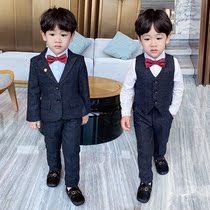 Autumn and winter 2 boys suit 3 children catwalk show suit 4 boys gentleman dress 6 flower girl vest 78 years old