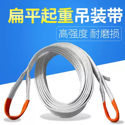 Lifting sling 1 2 4 8 10 meters flat ring sling driving industrial diao zhuang sheng 1 2 3 5 8 tons