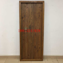 Chinese solid wood gate antique villa door open door tea building door indoor door elm wood door single door set to be made