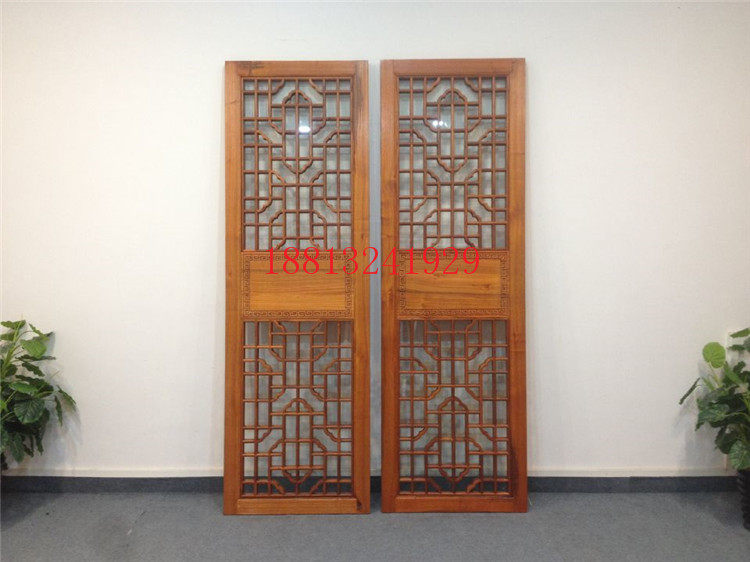 Solid wood villa gate courtyard retro custom antique gate entry door Chinese classical gate old elm gate