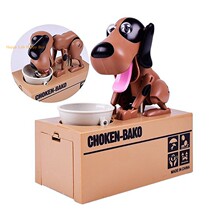 KidsGift Choken Bako Coin Eating Dog Piggy Bank Saving Mone