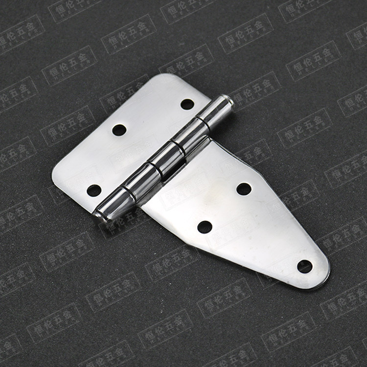 304 stainless steel mirror page triangle tip irregular hinge industrial equipment box cabinet door bearing