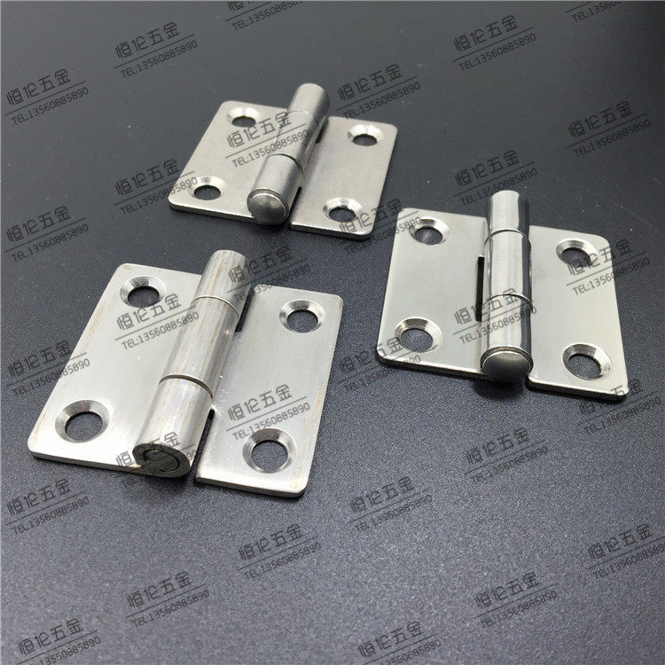 2-inch 304 stainless steel butterfly hinges 50 * 50 thickened hinge square industrial equipment case cabinets flat with hinges
