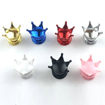 Crown tire modified decoration crown valve cap five colors valve cover tire crown valve cap