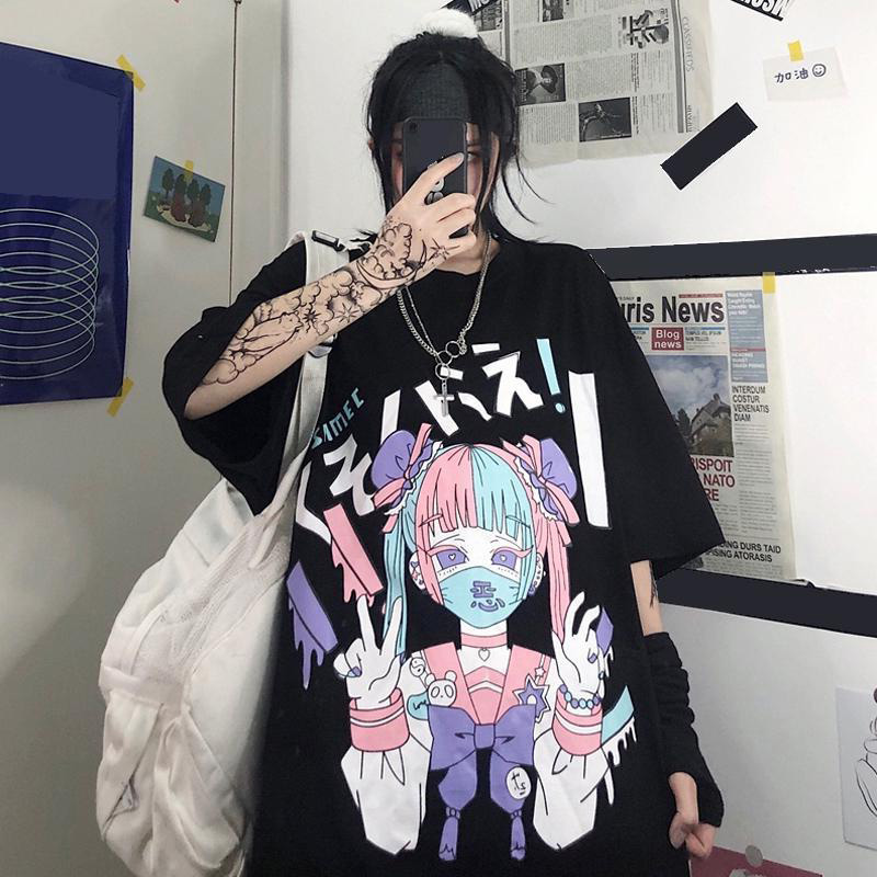 BlackExtra large Women's wear 300 Jin Compassionate Fat sister mm Korean version 240 easy Fattening Short sleeve T-shirt Cover meat jacket 200