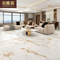 Foshan Luxury Luxury Villa Fish Belly Gold Gold Plile Plate 750x1500 Living-Room Througe