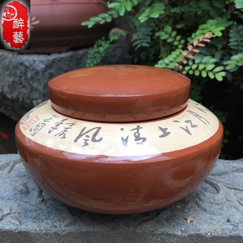 Yunnan Jianshui Purple Pottery Tea Leaves Jar Color filled with tea pot Pu'er tea