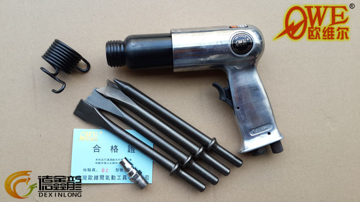 A pneumatic and pneumatic rust removal device for pneumatic pick of 190mm gas shovel in Euroville, Taiwan