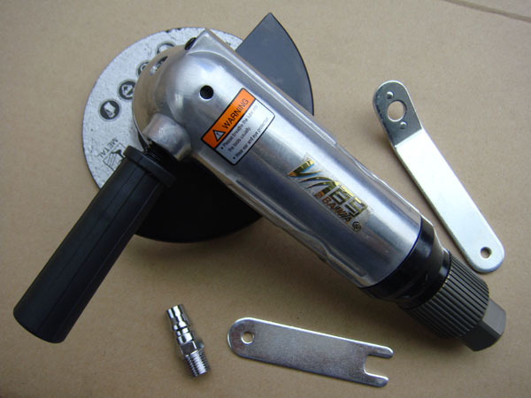 100 Horse Horsepower BM-260G Pneumatic 5 Inch Angle Mill 125mm Handheld Sand Wheel Sand light polished finish