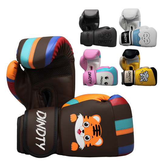 Children's boxing gloves, special training set for boys and girls, teenagers and children's sandbags and half-finger training equipment