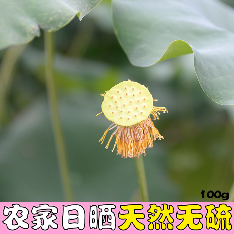 Lotus beard tea natural sun-dried sulfur-free farm lotus seed beard lotus pistil Chinese herbal medicine pregnant women to remove white lotus fetal poison 100g