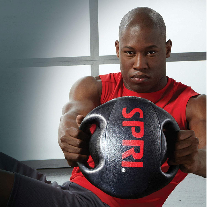 Double Ear Drug Ball Handle Drug Ball Energy Ball Strength Training Professional Training Giveaway DVD Didactic Discs