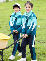 Primary and secondary school uniforms British wind cold waterproof windbreaker autumn winter clothing childrens clothing class uniforms kindergarten uniforms