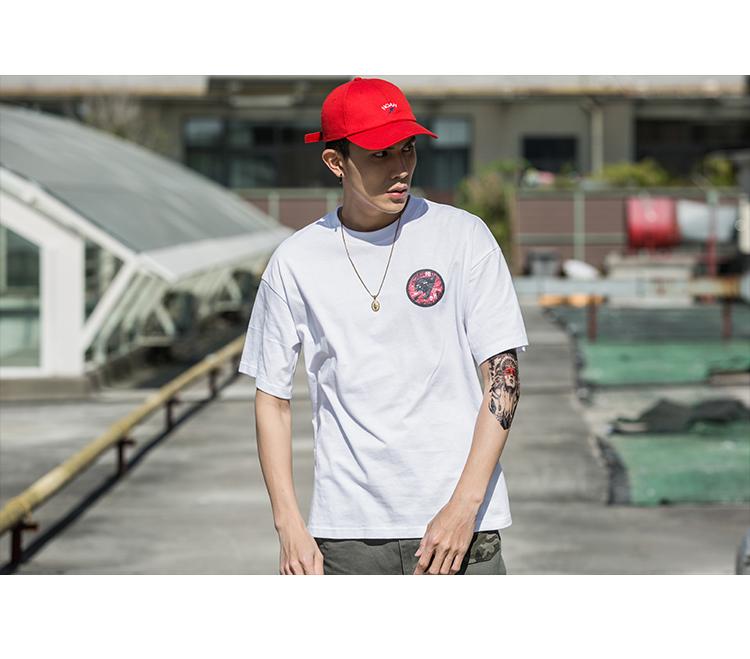 FNNKA Châu Âu và Hoa Kỳ áo gió ngắn tay áo thun nam hiphop lỏng hip-hop ngắn tee sinh viên thương hiệu mùa hè tay áo nửa áo polo lacoste