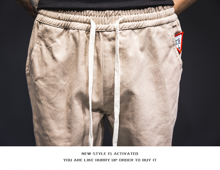 Phù hiệu thương hiệu Tide gốc overalls nam mùa thu và mùa đông quần thể thao nam
