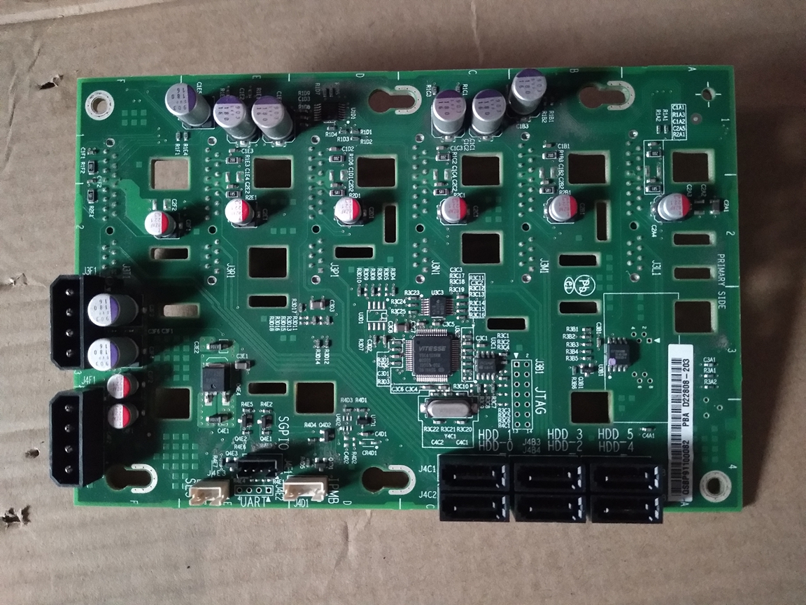 Original INTEL hard disk adapter board Intel server board QSBP911 D22808-203