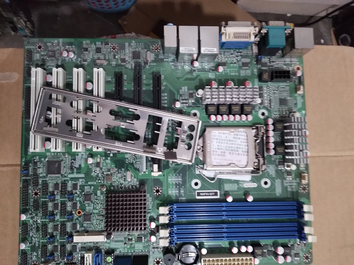 AMI dual network card industrial control board NAF93-Q77 VGA DVI HDMI port industrial grade motherboard NAF93-Q77