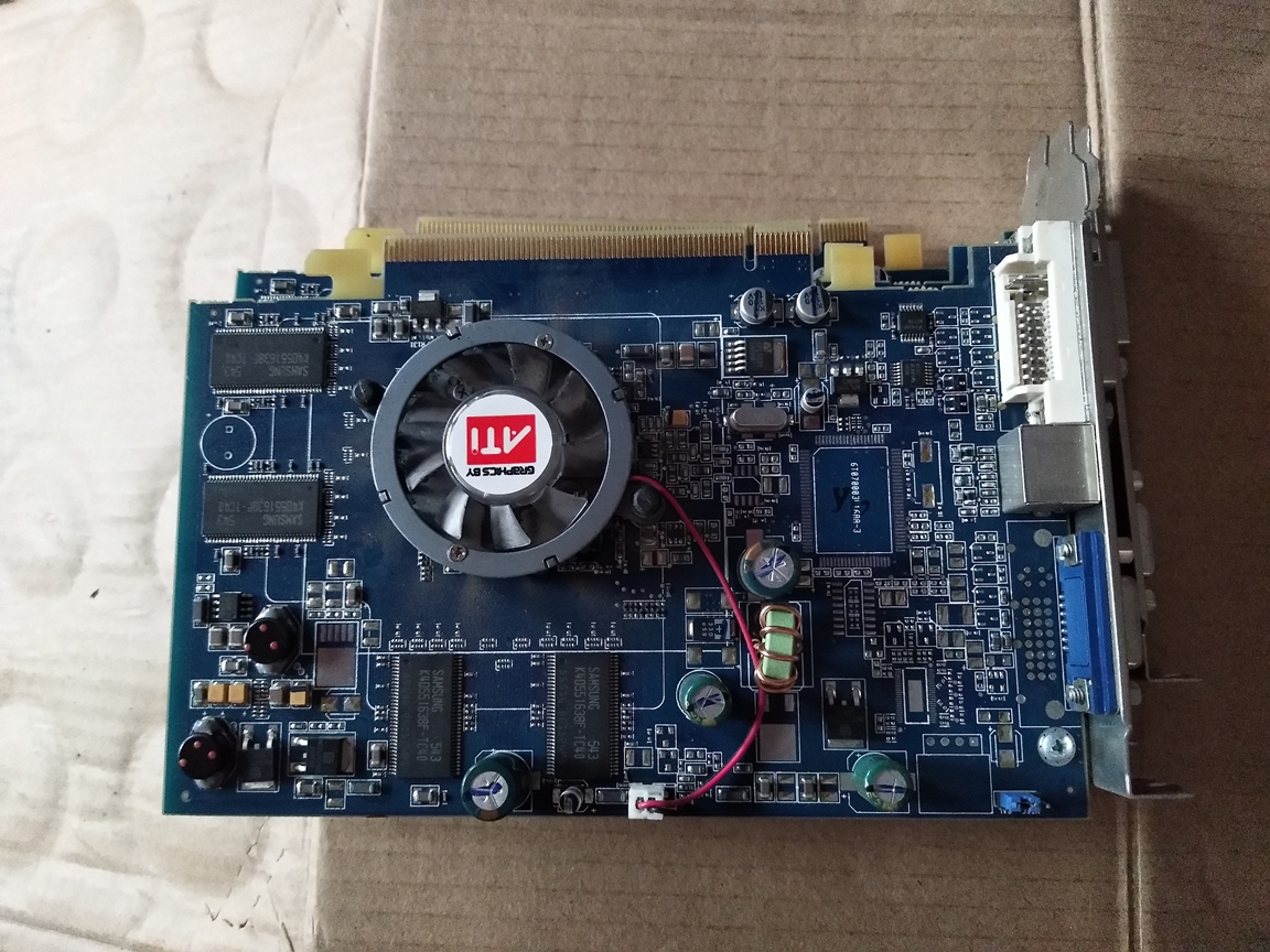 Original disassembly industrial equipment graphics card RADEON X7000SE 1024-CC67 113-AA56002