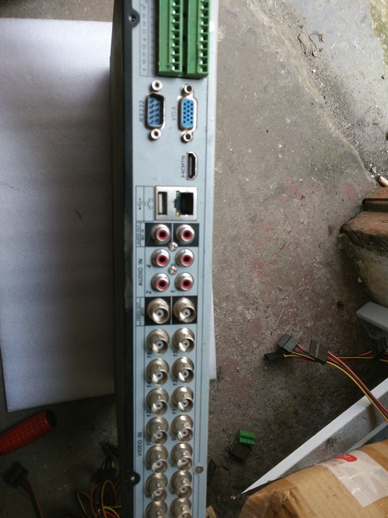 Original Fitting 16 Way D1 High Definition Hard Disc Recorder DVR1604HF-A 80116466 Motherboard Analog Coaxial