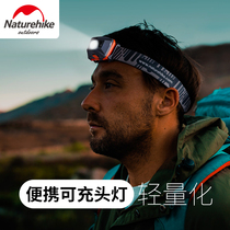 NH Norwegian Guest Night Fishing Bright Light LED Headlights Charging Lithium Battery Outdoor Camping Fishing Light Waterproof Probe Floodlight