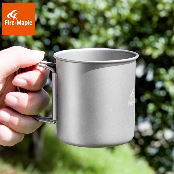 Fire Maple FMP307 Folding Titanium Cup Outdoor Climbing Camping Camping Wild Camp Portable Drinking Cup Wine Glass Mug Cup