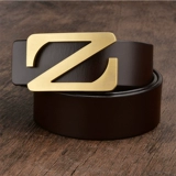 Кожаный медный ремень, световая панель ручной работы, пряжка, воловья кожа, из натуральной кожи