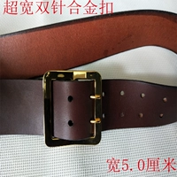 Мужской медный ремень, кожаные штаны ручной работы, воловья кожа, из натуральной кожи