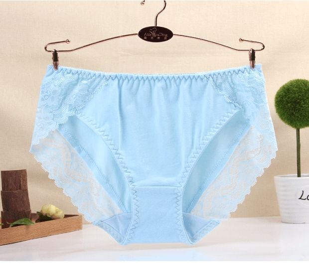 Đồ lót nữ Chất liệu cotton nữ không có dấu vết ở eo bằng vải cotton thắt lưng hông trắng căng thoáng khí cỡ lớn đồ lót hình tam giác quần lót nữ gợi cảm