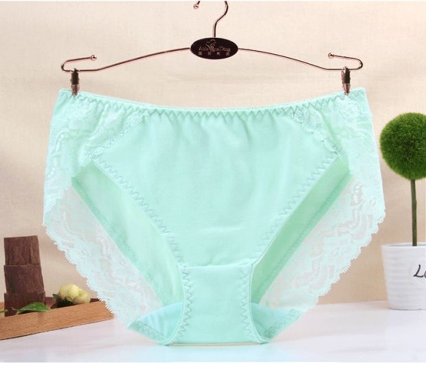 Đồ lót nữ Chất liệu cotton nữ không có dấu vết ở eo bằng vải cotton thắt lưng hông trắng căng thoáng khí cỡ lớn đồ lót hình tam giác quần lót nữ gợi cảm